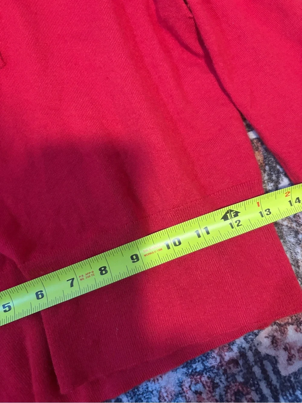J. Crew XS  Cashmere Women's Red Long-Sleeve Polo Sweater